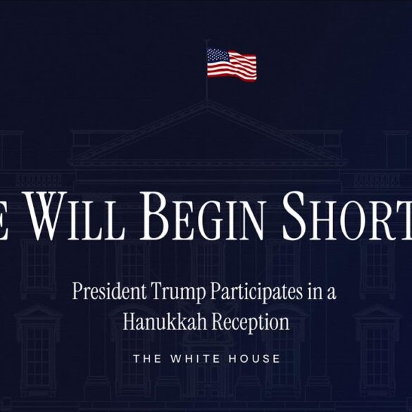 President Trump Participates in a Hanukkah Reception