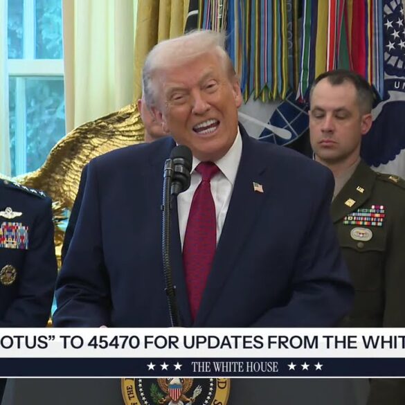 President Trump Participates in a Mexican Border Defense Medal Presentation