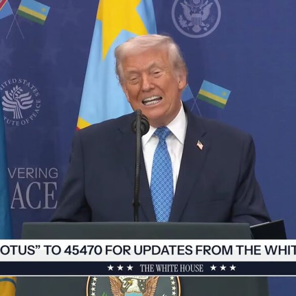 President Trump Participates in a Signing Ceremony with the Presidents of Rwanda and Congo