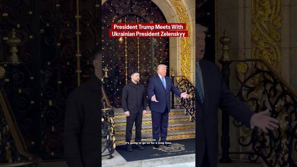 President Trump welcomes Ukrainian President Zelenskyy to discuss ending the war in Ukraine