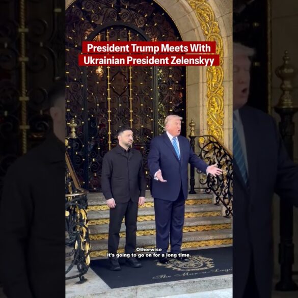President Trump welcomes Ukrainian President Zelenskyy to discuss ending the war in Ukraine