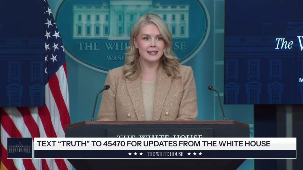 Press Secretary Karoline Leavitt Briefs Members of the Media, Dec. 1, 2025
