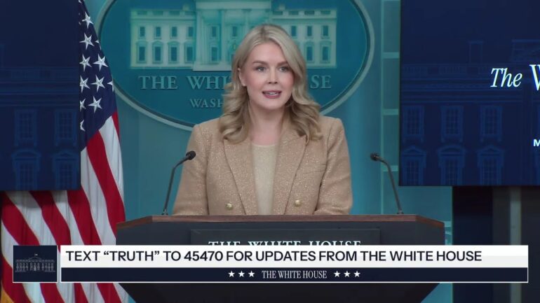 Press Secretary Karoline Leavitt Briefs Members of the Media, Dec. 1, 2025