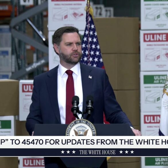 Vice President JD Vance Delivers Remarks in Alburtis, Pennsylvania