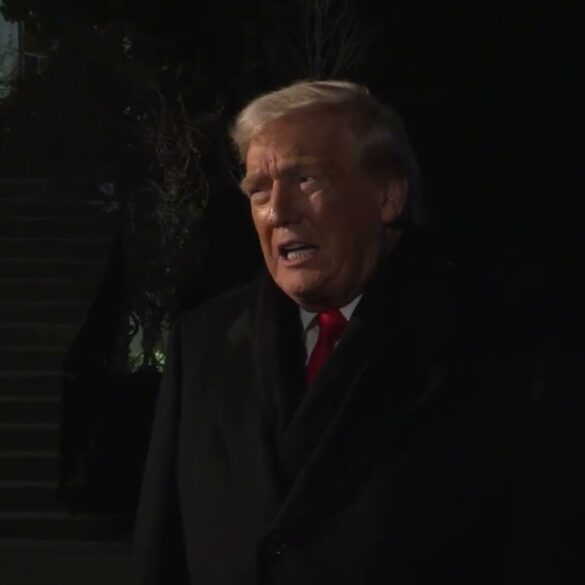 President Trump Gaggles with Press Before Departing the White House, Jan. 20, 2026