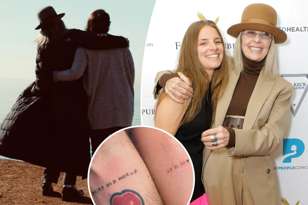 Gossip & rumors: diane keaton's daughter debuts tattoo in honor