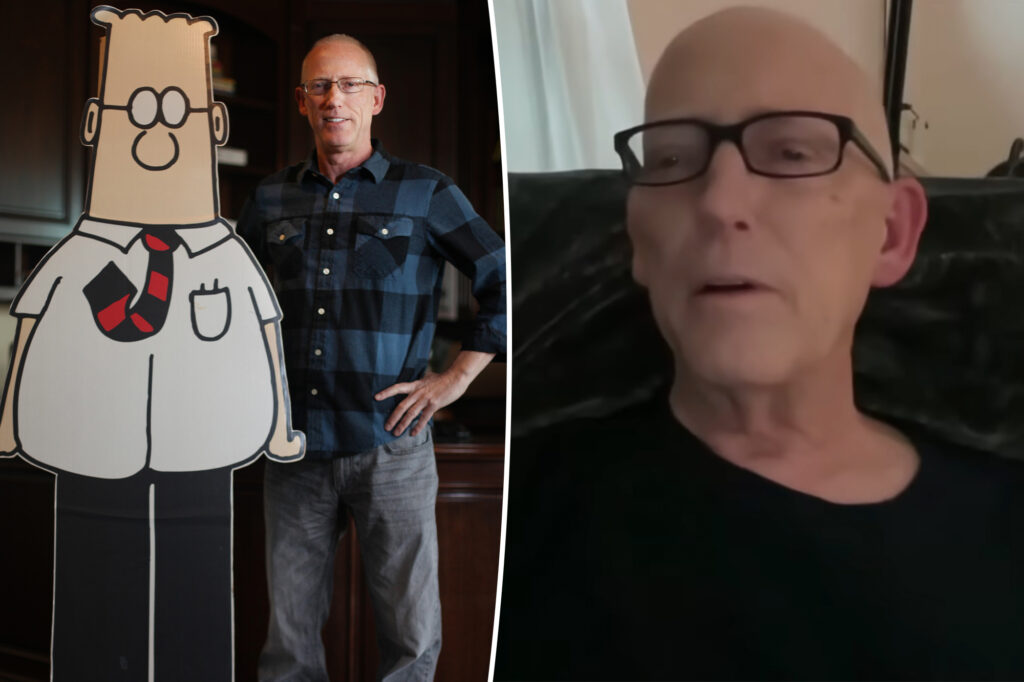 Gossip & rumors: 'dilbert' cartoonist scott adams gives dire health