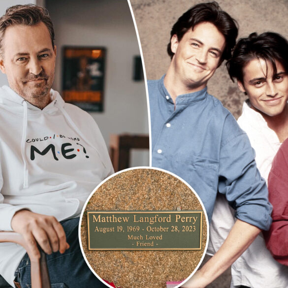 Gossip & rumors: matthew perry’s grave has a new plaque