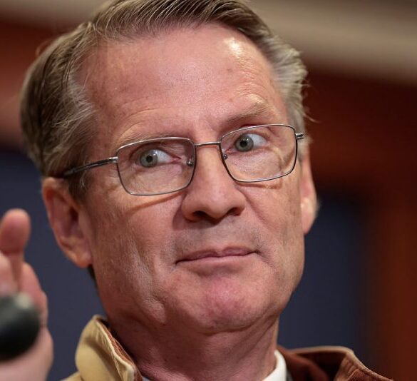 WASHINGTON, DC - DECEMBER 16: U.S. Rep. Tim Burchett (R-TN) speaks to the media following a closed door meeting with members of the House of Representatives on Capitol Hill on December 16, 2025 in Washington, DC. U.S. Secretary of War Pete Hegseth and Secretary of State Marco Rubio headed back to Capitol Hill to speak with lawmakers as questions mount about strikes carried out by the U.S. military on suspected drug boats out of Venezuela ordered by the Trump Administration. (Photo by Heather Diehl/Getty Images)