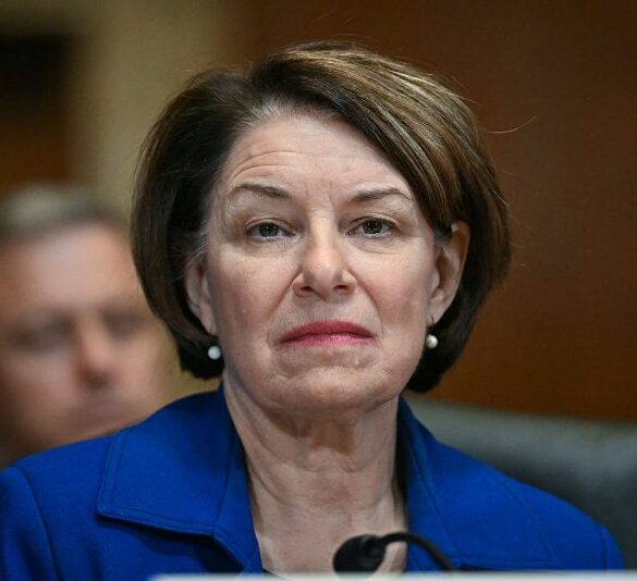 US Senator Amy Klobuchar, Democrat from Minnesota, testifies during a Senate Appropriations Subcommittee on State, Foreign Operations and Related Programs hearing titled "The Abduction of Ukrainian Children by the Russian Federation" on Capitol Hill, in Washington, DC on December 3, 2025. (Photo by Jim WATSON / AFP via Getty Images)