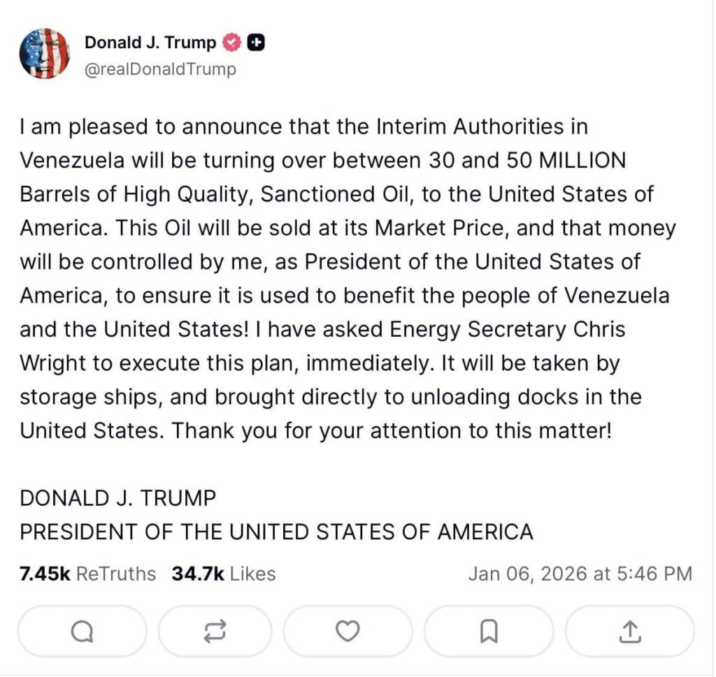 President Trump Announces We Now Have 30-50 MILLION Barrels of Oil! * 100PercentFedUp.com * by Noah