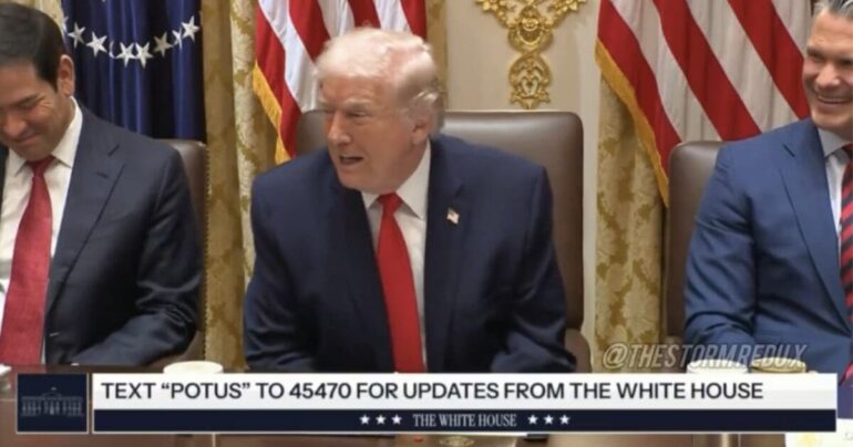 President Trump Explains Why He “Fell Asleep” In The Last Cabinet Meeting * 100PercentFedUp.com * by Noah