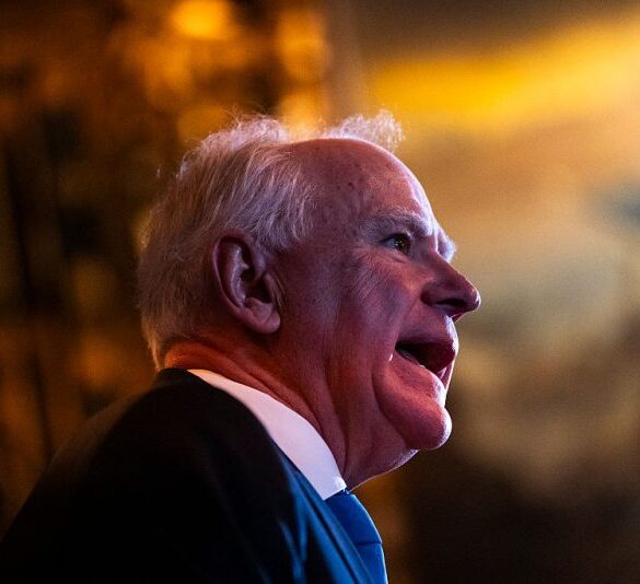 ST. PAUL, MINNESOTA - JANUARY 5: Minnesota Gov. Tim Walz speaks during a press conference at the State Capitol building on January 5, 2026 in St. Paul, Minnesota. Walz announced today that he is abandoning his re-election campaign for governor, blaming scrutiny from President Donald Trump for his decision. (Photo by Stephen Maturen/Getty Images)