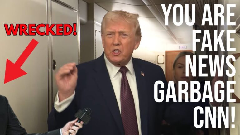 EXPLOSIVE: Trump's CLASH with CNN goes OFF THE RAILS as they Defend ICE Protestors and Iran!