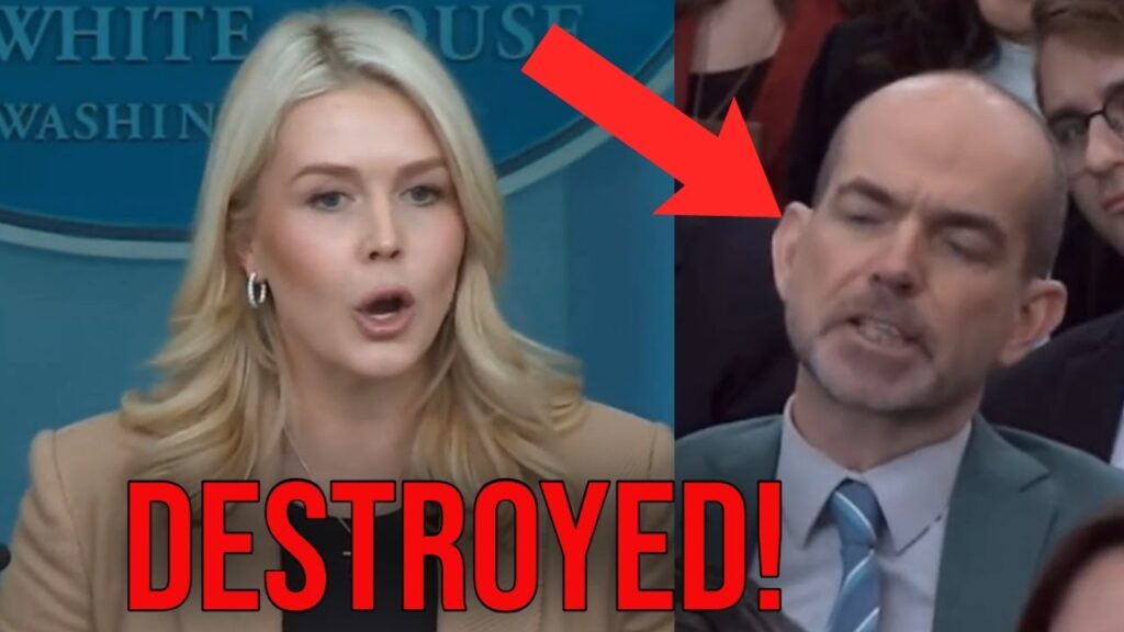 FAKE REPORTER CALLED OUT: Karoline SHUTS DOWN Radical Left Reporter Who Attacked ICE at Briefing!