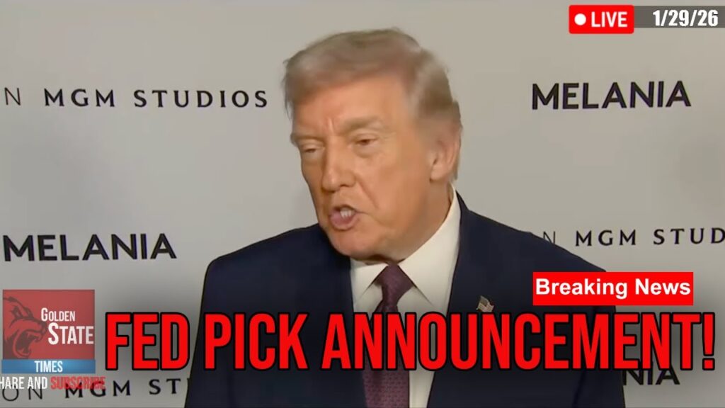 FED CHAIR ANNOUNCEMENT: Trump SHOCKS Crowd at Explosive Press Conference at Melania Premier!