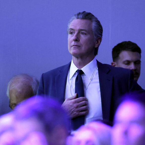 Politics: grandstanding newsom's world stage flop in davos