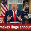 🔴 LIVE: President Trump Makes HUGE Announcement from the Oval Office!