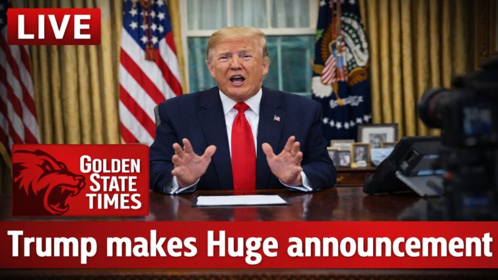 🔴 LIVE: President Trump Makes HUGE Announcement from the Oval Office!