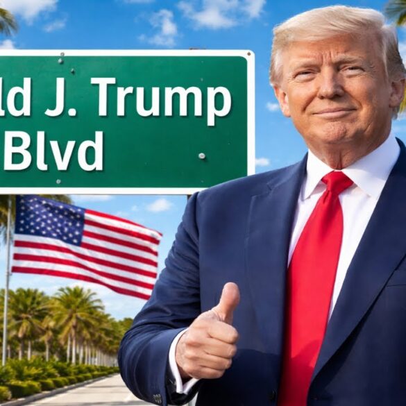 MUST WATCH: President Trump gives EXPLOSIVE Speech in Florida as they Name a Street Trump BLVD!