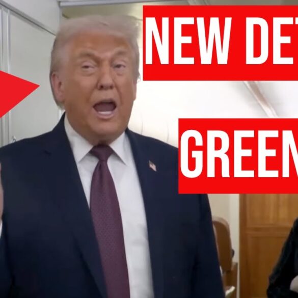 NEW DETAILS: Trump SHOCKS Reporters With Greenland Bombshell at Gaggle with Press on Air Force One!