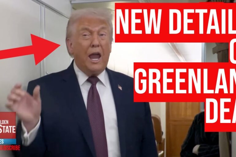 NEW DETAILS: Trump SHOCKS Reporters With Greenland Bombshell at Gaggle with Press on Air Force One!