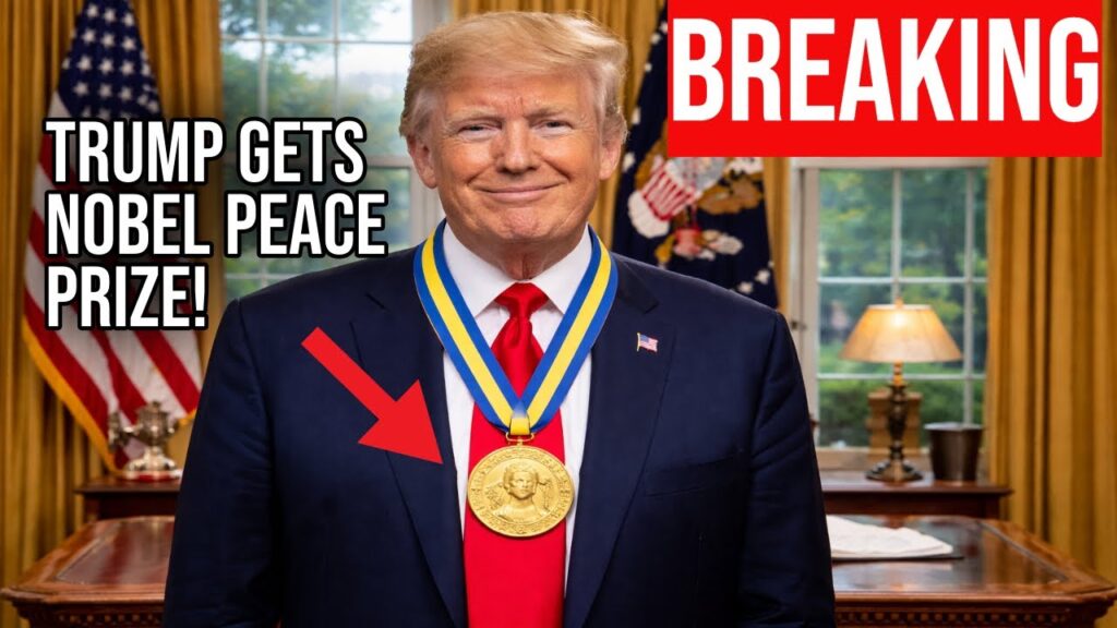 TRUMP GETS NOBEL PEACE PRIZE: María Corina Machado CONFIRMS she Presented the Medal to the President