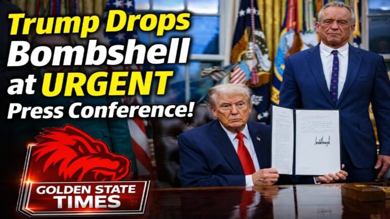 Trump Drops BOMBSHELL During Urgent Oval Office Press Conference!