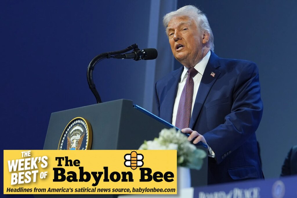 POLITICS: Trump issues more tariffs on countries that didn't laugh