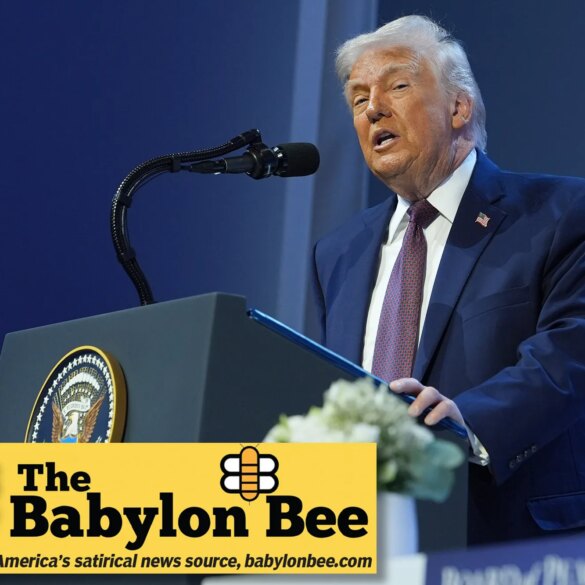 POLITICS: Trump issues more tariffs on countries that didn't laugh