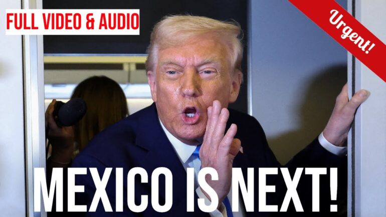 WATCH: Trump's Air Force One Gaggle on Venezuela Goes OFF THE RAILS!