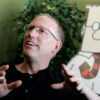 Scott Adams, creator of the comic strip Dilbert, talks about his work at his studio in Dublin, California, on Oct. 26, 2006.