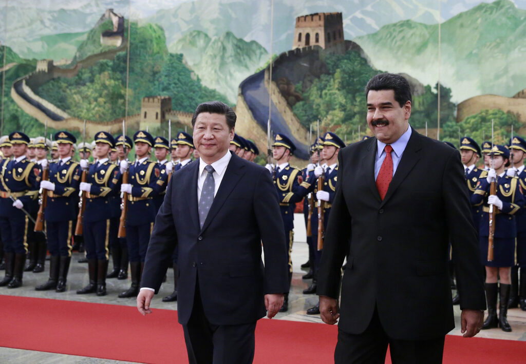 Politics: with allies iran and venezuela in crisis, china is