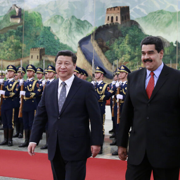 Politics: with allies iran and venezuela in crisis, china is