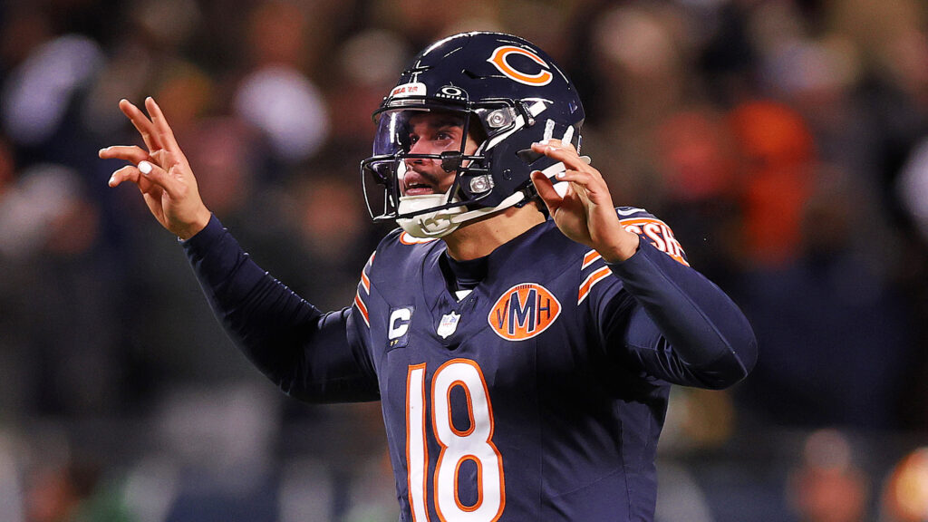 Satire news: caleb williams signals boisterous chicago home crowd to