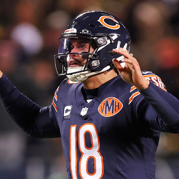 Satire news: caleb williams signals boisterous chicago home crowd to