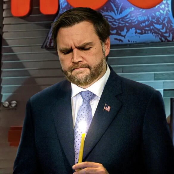 SATIRE NEWS: JD Vance Places Candle Outside Hooters Where ICE