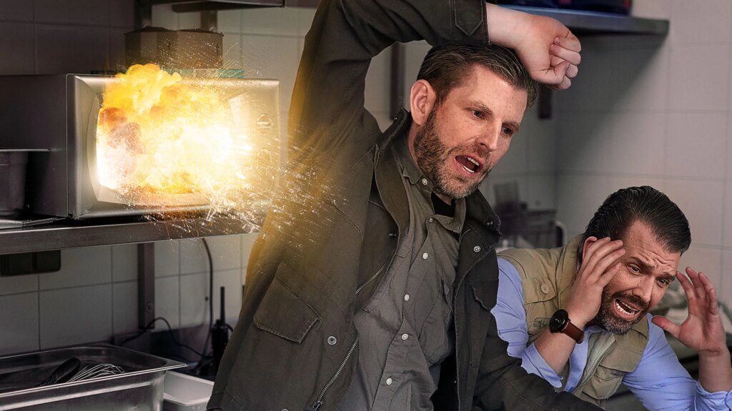 SATIRE NEWS: Trump Boys Put Nobel Peace Prize In Microwave