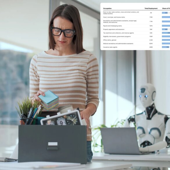 SCIENCE & TECH: AI is threatening female dominated jobs, new study