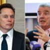 Science & tech: elon musk, ryanair ceo escalate feud over