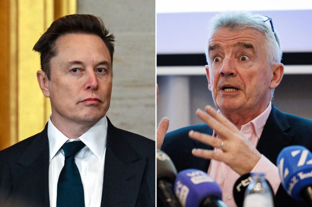 Science & tech: elon musk, ryanair ceo escalate feud over