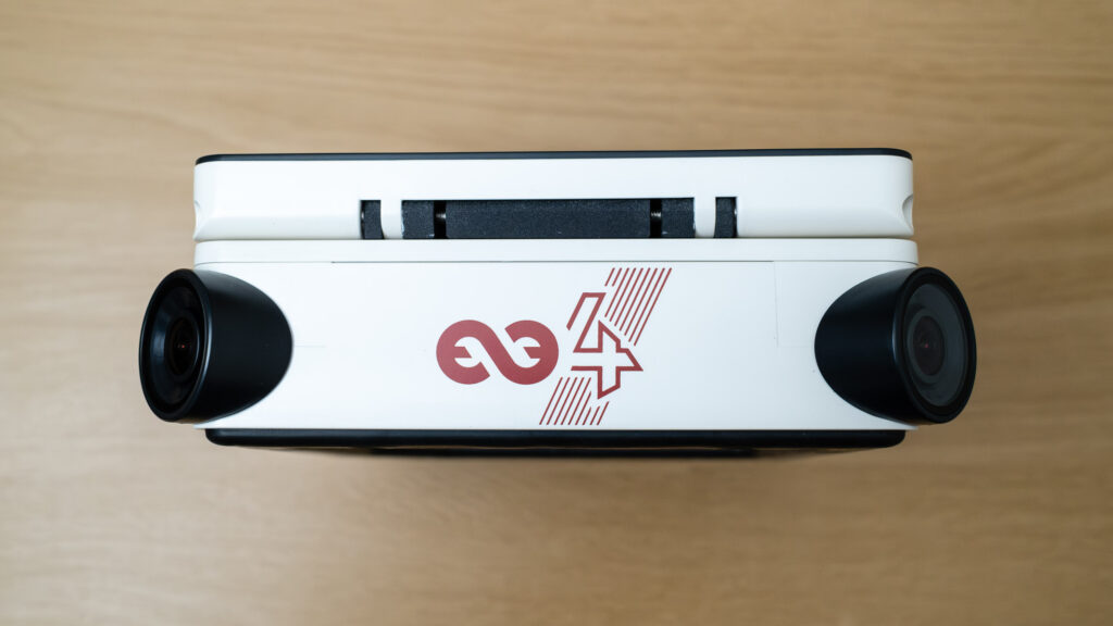 Enlaps Tikee 4 timelapse camera front view of dual cameras