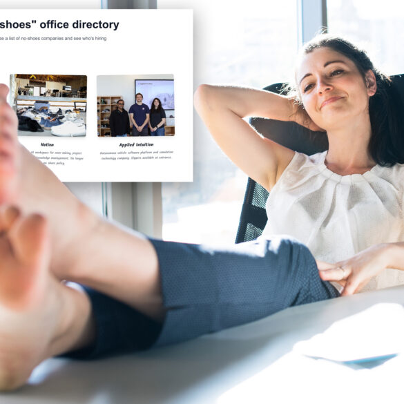 Science & tech: here's why offices are enforcing no shoes policies: