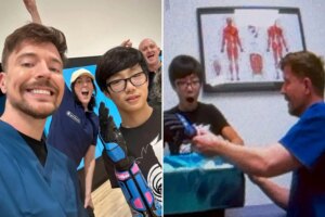 SCIENCE & TECH: MrBeast surprises 12 year old boy with custom bionic