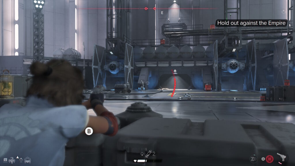 A screenshot of Star Wars Outlaws Gold Edition on Nintendo Switch 2.
