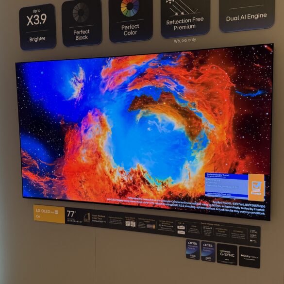 LG C6H TV at CES 2026