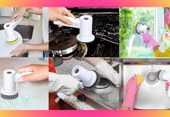 One scrubber. Sooo many uses!