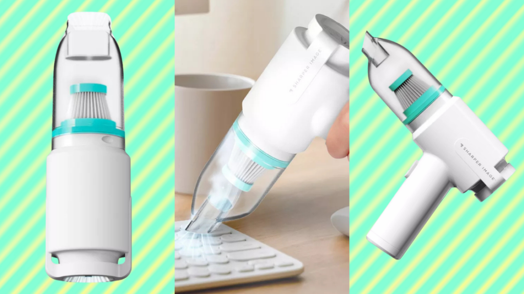 Travel & lifestyle: this sharper image handheld vacuum cleans my