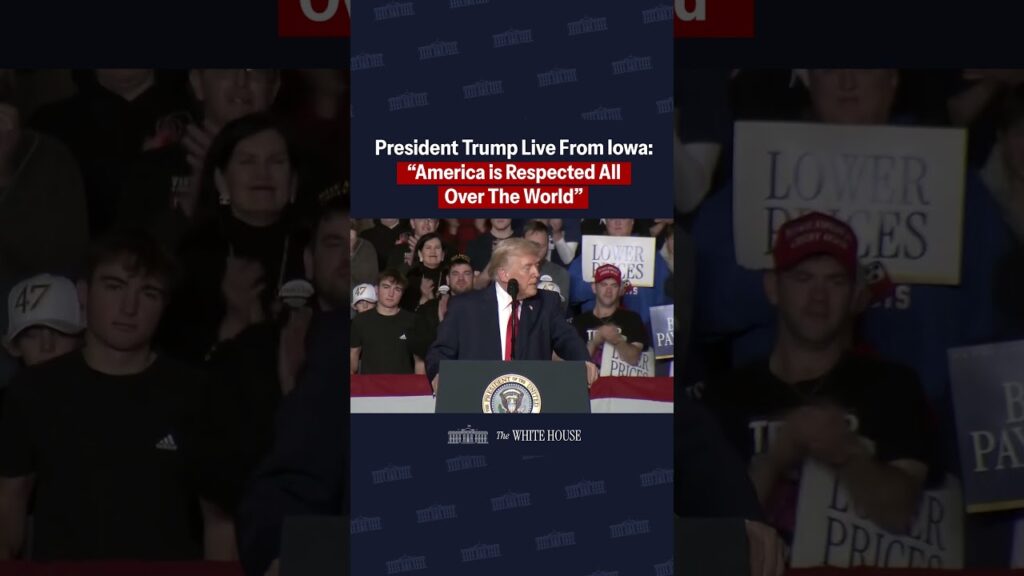 America is RESPECTED again all over the world. 🇺🇸