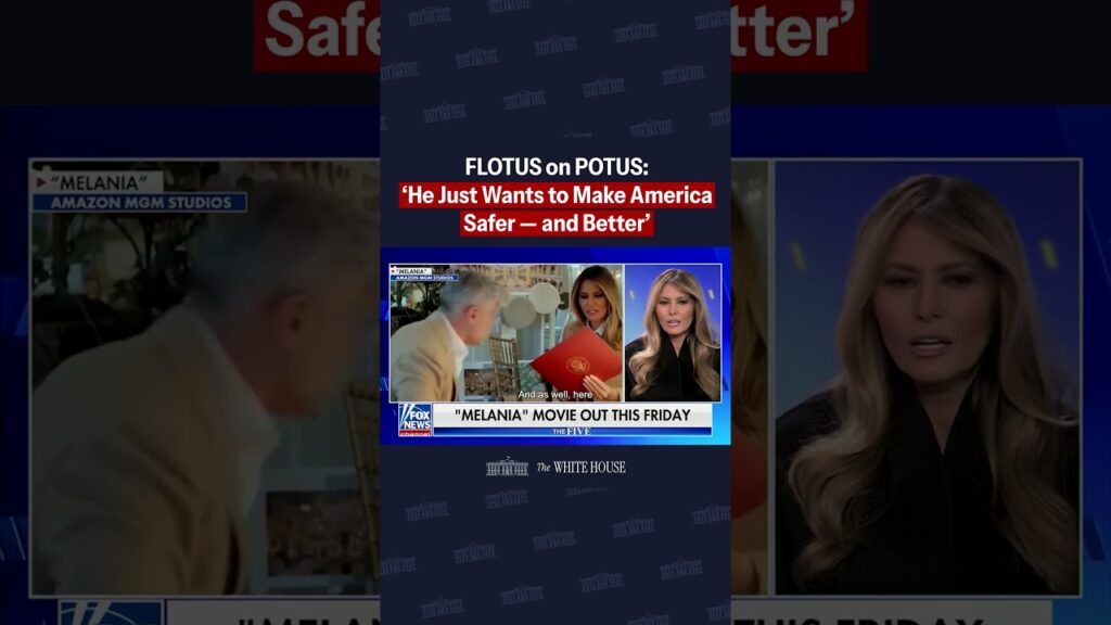 "He just wants to make America safer — and better." - FLOTUS on POTUS ❤️